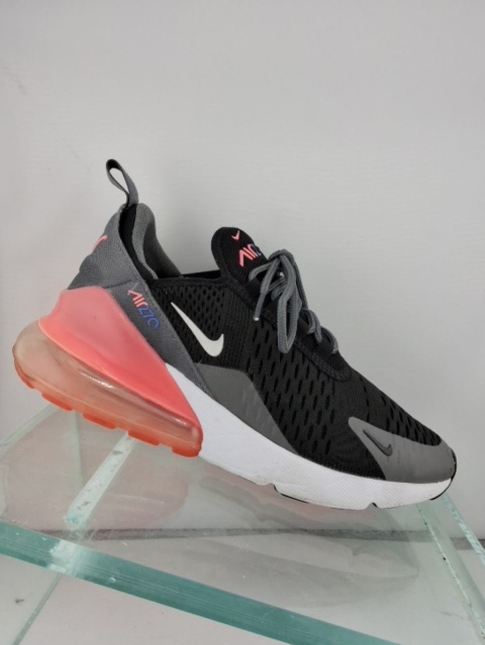 Nike Air Max 270 Black, Gray & Pink Gradient Trainer